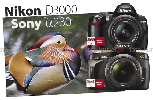 Nikon D3000 vs Sony a230 „Lusterka” dla kadego