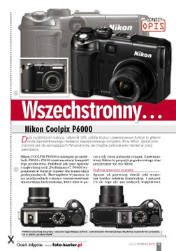 Wszechstronny Nikon Coolpix P6000
