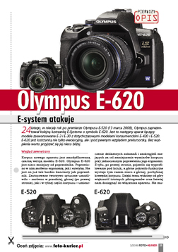 Olympus E-620 E-system atakuje