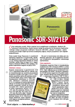 Panasonic SDR-SW21EP