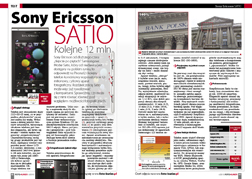 Sony Ericsson SATIO - kolejne 12 mln