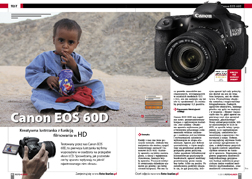 Canon EOS 60D - kreatywna lustrzanka z funkcj filmowania w HD
