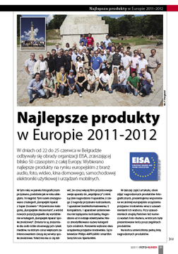 Najlepsze produkty w Europie 2011-2012