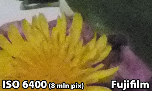 ISO 6400 (rozdz. ograniczona do 8 mln pikseli) - Fujifilm HS30EXR