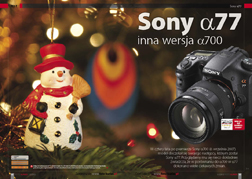 Sony a77 - inna wersja a700