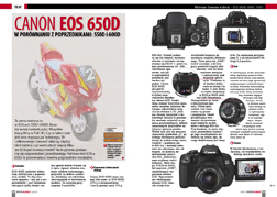 Canon EOS 650D w porównaniu z poprzednikami: 550D i 600D