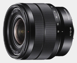 Sony E 10–18 mm f/4 OSS
