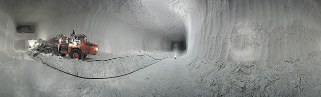 Kopalnia soli, poziom 1000 m, peen HDR. fot. Marek Czarnecki