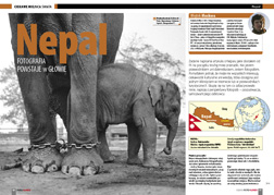 Nepal - fotografia  powstaje w gowie