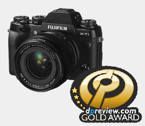 Nagroda DPReview GOLD Award dla FUJIFILM X-T1