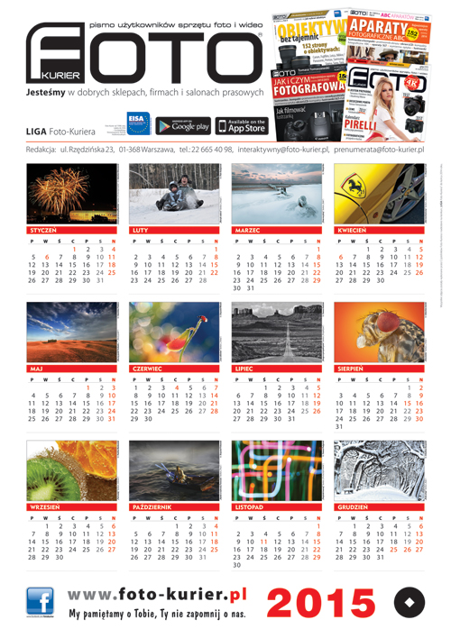 Kalendarz  Foto-Kuriera