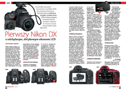 Pierwszy Nikon DX z odchylanym, dotykowym ekranem LCD