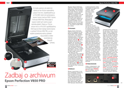 Zadbaj o archiwum Epson Perfection V850 pro
