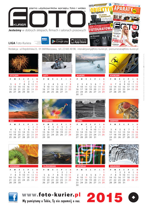 Kalendarz Foto-kurier 2015