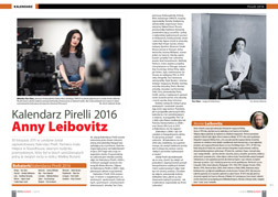 Kalendarz Pirelli 2016 Anny Leibovitz