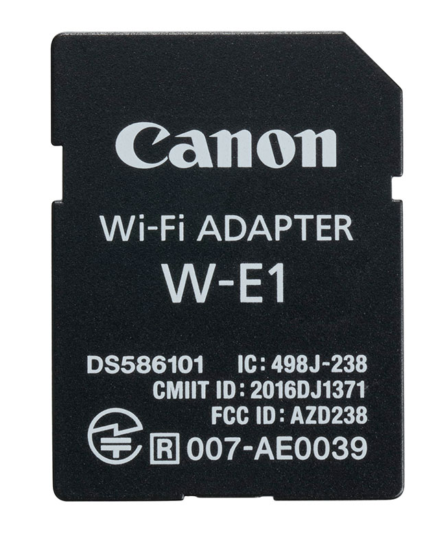Karta Wi-Fi W-E1 od Canona