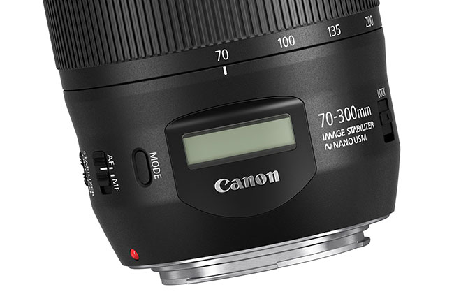 Canon EF 70-300 mm z silnikiem Nano USM i wywietlaczem