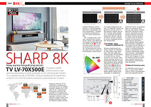 Sharp 8K TV LV-70X500E - nowy wymiar fotograficznej ostroci
