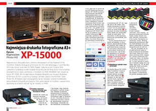 Najmniejsza drukarka fotograficzna Epson A3+ XP-15000