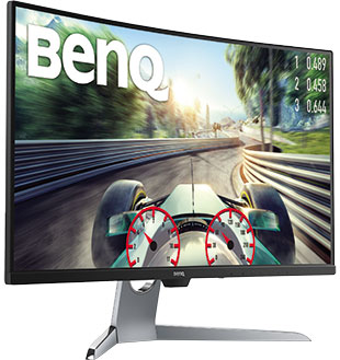 Zakrzywiony, 31,5-calowy BenQ EX3203R – monitor QHD z USB-C