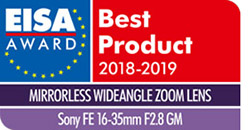 Sony FE 16-35 mm f/2,8 GM EISA 2018-2019