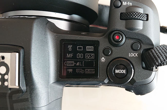Canon EOS R - wizjer i porównanie z Sony