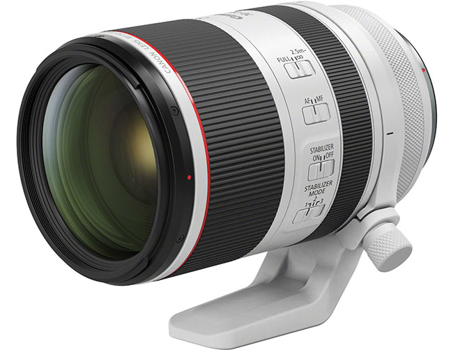 Sześć obiektywów Canon RF do pełnoklatkowej serii EOS R