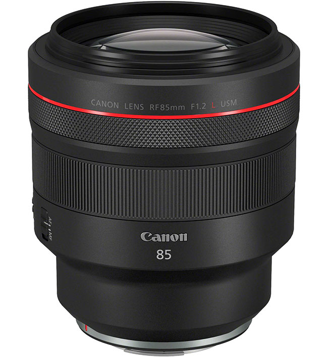 Sześć obiektywów Canon RF do pełnoklatkowej serii EOS R