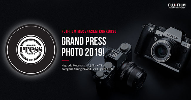 Fujifilm mecenasem XV edycji Grand Press Photo - nagrody specjalne: aparaty Fujifilm X-T3 i X-T30