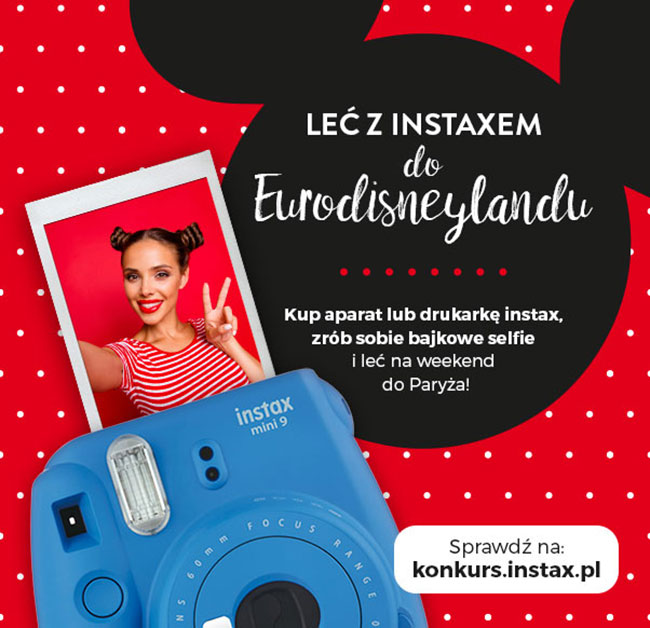 Leć z instaxem do Eurodisneylandu – ruszył konkurs na najlepsze bajkowe selfie