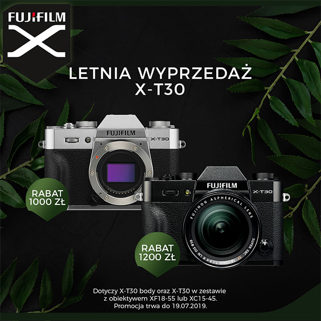 Letnia promocja Fujifilm - nawet 1200zł rabatu