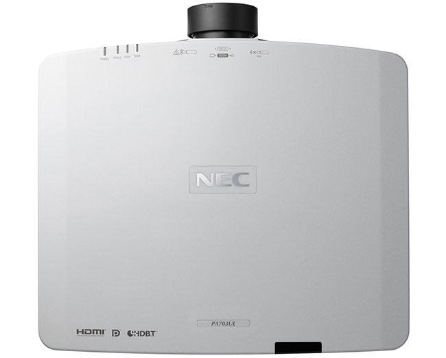 Projektor laserowy NEC PA703UL -  czyli „zainstaluj i zapomnij” 
