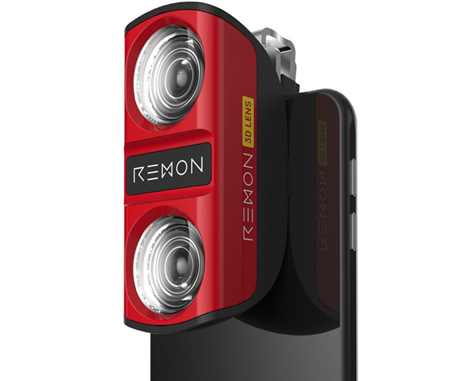 Obiektyw REMON do filmów video 3D do telefonu / smartfona