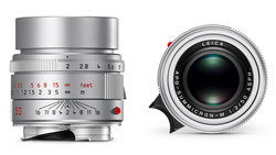 Srebrna Leica APO-Summicron-m 50 mm f/2 ASPH