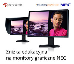 Znika edukacyjna namonitory graficzne NEC