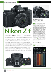 Nikon Z f - Innowacyjny upgrade Nikona Z 6 II wstylu retro, czyli cyfrowy brat Nikona FM2