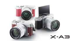 Bezlusterkowiec Fujifilm X-A3 zrozbudowanymi funkcjami dozdj 