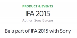 Konferencja Sony natargach IFA - jeli nie bdziesz to postaraj si obejrze