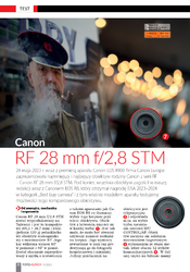TEST Canon RF 28 mm f/2,8 STM - najmniejsze i  najlejszego obiektywu rodziny Canon RF