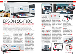 TEST drukarki Epson SC-F100 czyli A4 pene nowych sublimacyjnych moliwoci
