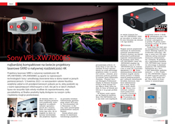 Test Sony VPL-XW7000ES - najbardziej kompaktowy na wiecie projektor laserowy SXRD