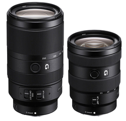 Nowe obiektywy zrodziny G: Sony E 16–55 mm f/2,8 G iSony E 70–350 mm f/4,5–6,3 G OSS