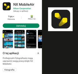 NX MobileAir nasmartfony itablety - Nikon prezentuje aplikacj wwersji 1.1.0.
