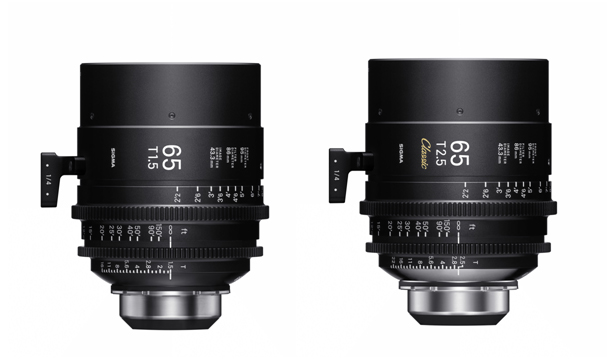 SIGMA 65 mm T1,5 FF oraz SIGMA 65 mm T2,5 FF Classic – tylko dofilmowania