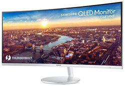 Samsung: pierwszy zakrzywiony monitor QLED zportem Thunderbolt 3