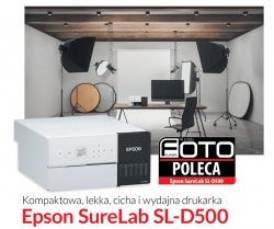 Test Epsona SureLab SL-D500 - kompaktowa, lekka, cicha i wydajna drukarka - artyku zFoto-Kuriera 5/2023