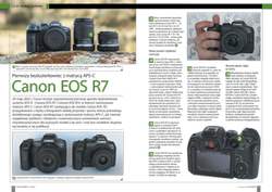 Canon EOS R7 bezlusterkowiec zmatryc APS-C