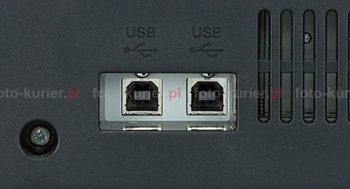 Dwa zcza USB umoliwiaj jednoczesne podczenie do drukarki dwóch komputerów.