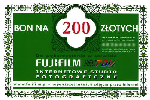 Kupon Fujifilm