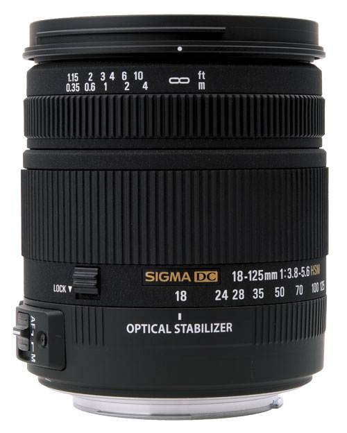 9 miejsce - Sigma AF 18-125/3.8-5.6 DC OS HSM (mocowanie Canon – ekw. 28-200 mm – lub Nikon – ekw. 24-180 mm)